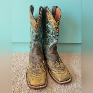 Dan Post Vintage Bluebird Leather Boots